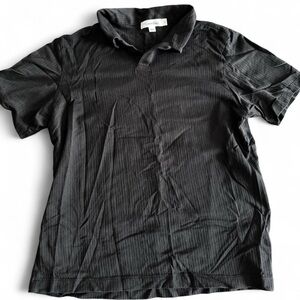 Mens Calvin Klein Business Casual Polo 
Vacation Flow Shirt Black Size Medium
